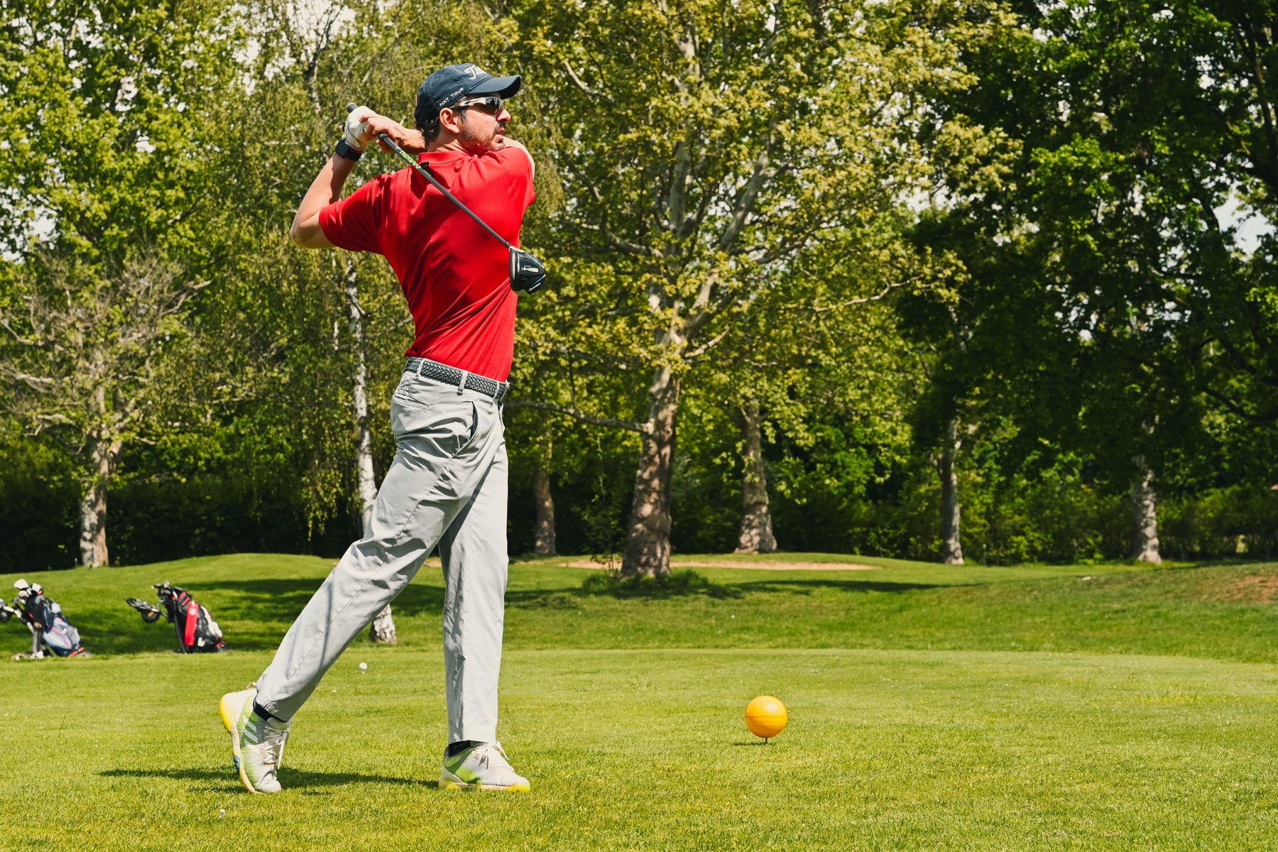 Gabriele Lettera sul campo da golf